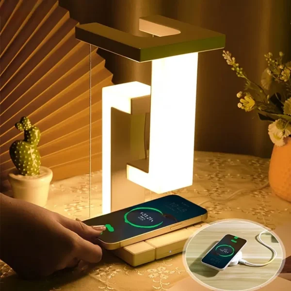 Anti gravity LED table lamp